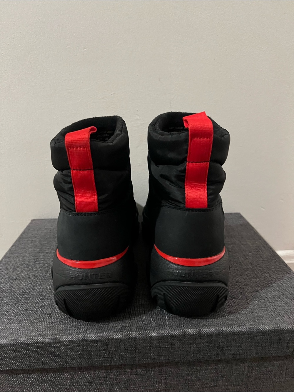 Hunter Debra Waterproof Snow Booties Black W 9 - Picture 5 of 7